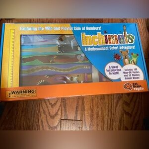 Fat Brain Toys INCHIMALS A Mathematical Safari Adventure Learning Homeschool